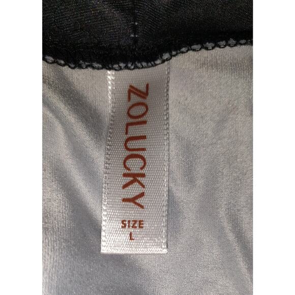 Zolucky Jacket Top Women Size L Lightweight ARTSY Floral Designs BOHEMIAN Multi - Picture 11 of 13